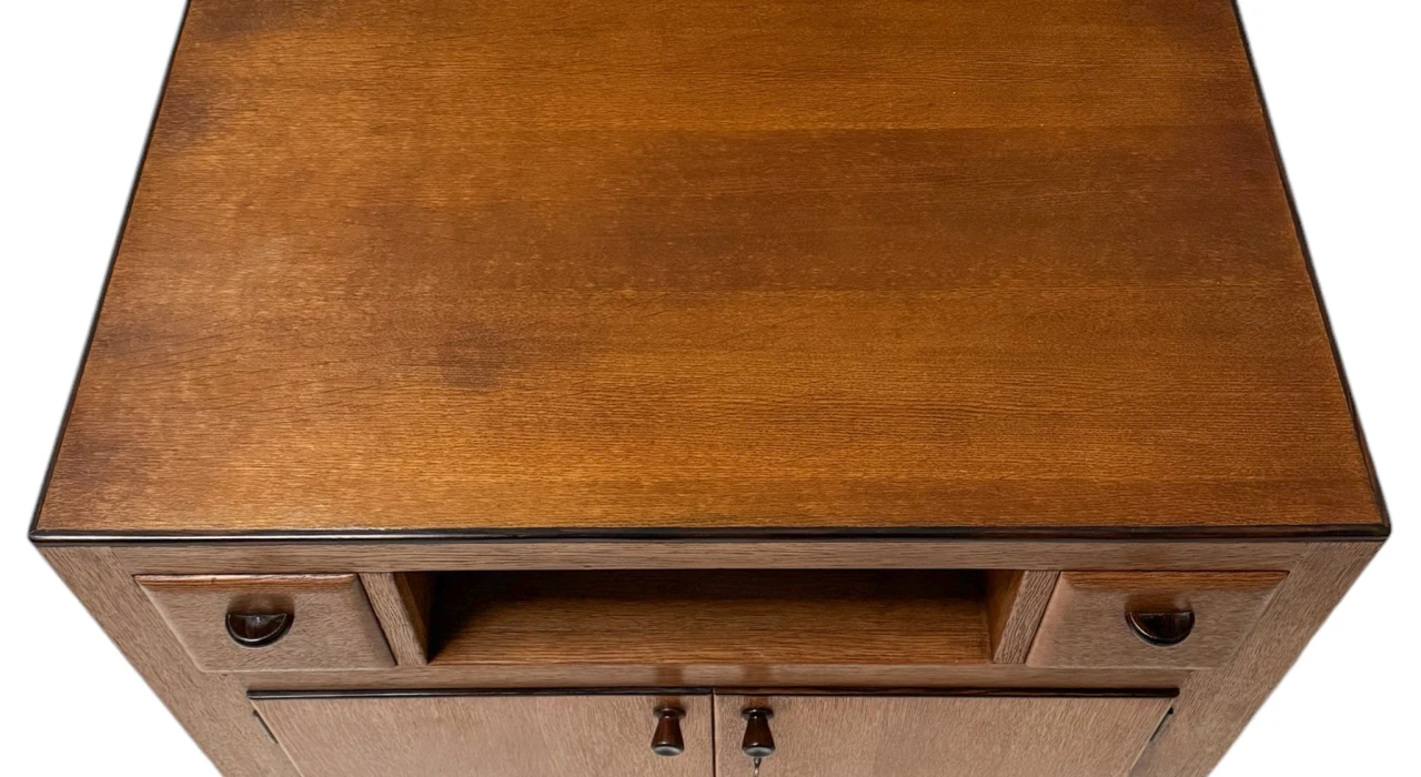 Art Deco Amsterdamse School Cabinet with Drawers by Piet Kramer, 1930s